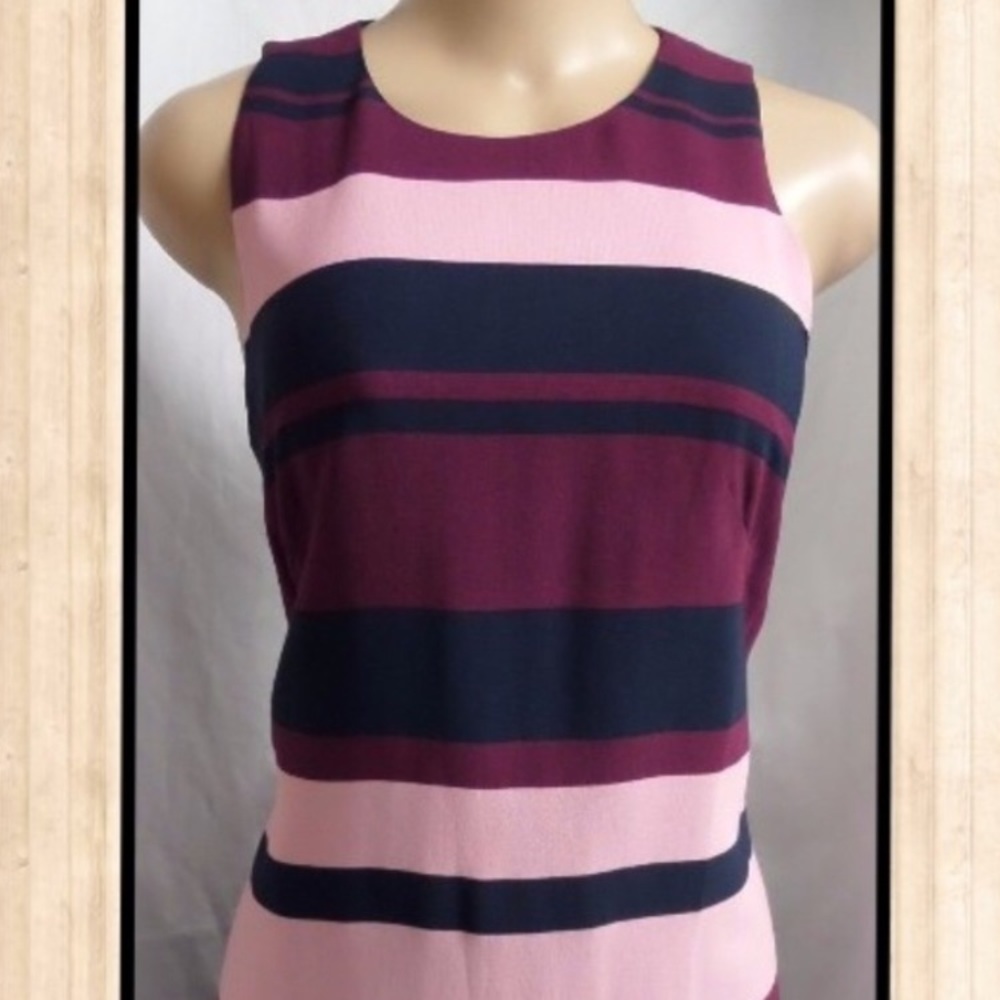 Ann Taylor Factory Store striped dress NWT